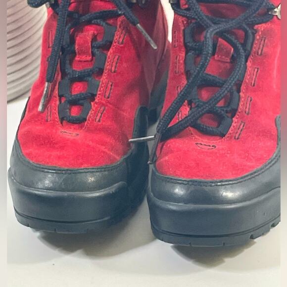 Rockport XCS Women’s Waterproof Boots Red and Black Size 5 - Picture 4 of 11